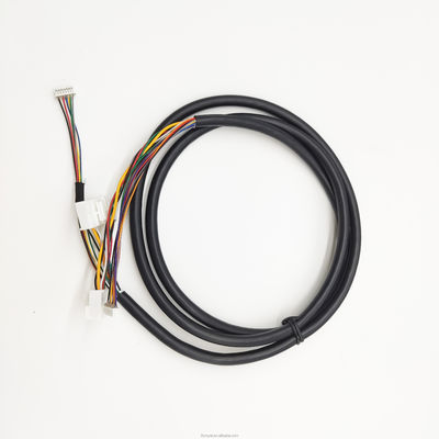 Conjunto de arnês de cabo elétrico personalizado com conector múltiplos