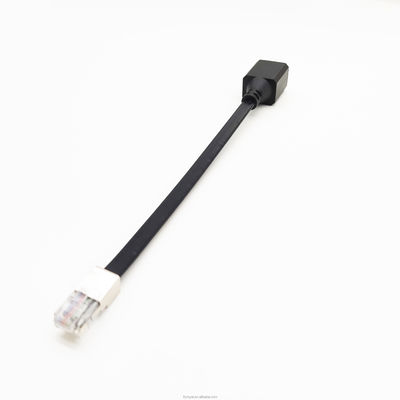 Cabo Ethernet de rede CAT6 plano para casa Rj45 Homem para mulher