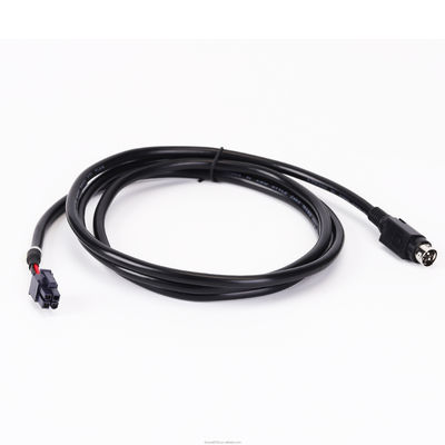 2 4 6 8 Pin Mini DIN Cabos macho para o conector terminal de extensão de cabo de montagem