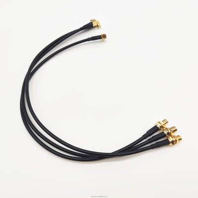 100mm RF Cabos coaxial RP SMA Feminino para MMCX Extensão de cabo RG178