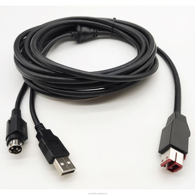 24V Cable USB Alimentado 24V para a impressora de cabo USB-B