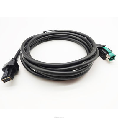 12V 24V Cable de impressora USB alimentado 12V para 2X48P 1M-5M UL20276