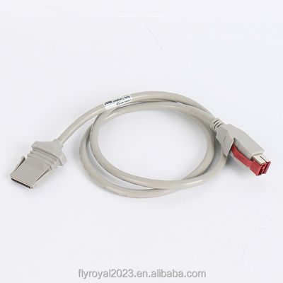 8 pin 24V para 1X8P impressora cinza 12V Powered USB Cable Assembly