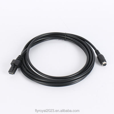 2X4P para 4P Din USB Impressor Cable 24V 12V Powered USB Cable Assembly