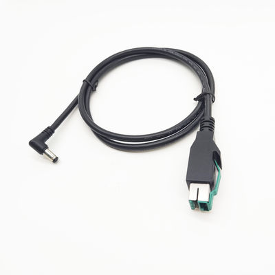 24V 12V PoweredUSB Cable PVC Nylon TPE 12V USB para DC Cable 5A Carregamento rápido