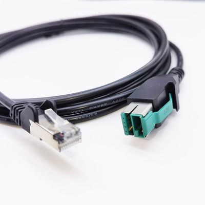 1m 1.5m 12V 24V PoweredUSB Cable Macho para RJ45 Para Tablet Computador