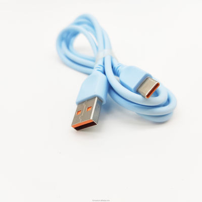 Logotipo de cor personalizado Carregamento rápido Cable USB C Cable masculino Cable USB A para tipo C