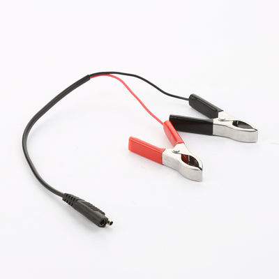 Cable de carregamento de corrente contínua personalizado com algodão crocodilo arnês de arame de clipe