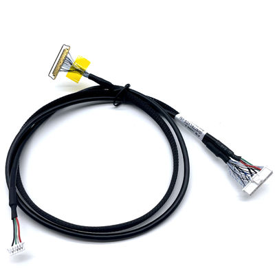 Conector de pinos Cabos LVDS torcidos Cabos de ligação eletrônica de arnês de fio LVDS