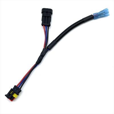 Montura de cablagem personalizada de veículos Arnês de arame automóvel Arnês de arame automóvel com múltiplos conectores