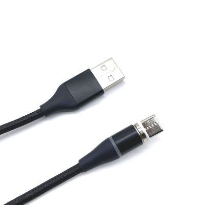 3 em 1 cabo USB magnético com conector USB 2.0 e casaco de PVC flexível personalizado